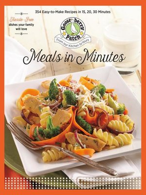 cover image of Meals In Minutes